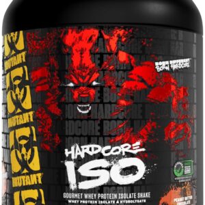 Mutant Harcode ISO Whey Protein Isolate Powder Acts Fast to Help Recover, Build Muscle, Bulk and Strength, 5 lb – Peanut Butter Chocolate
