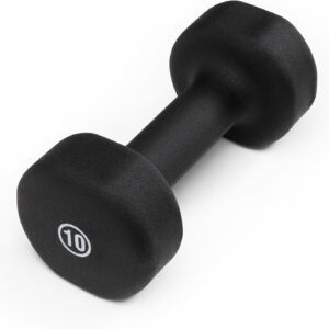 Marcy Colored Neoprene Dumbbell (Sold in Singles or Set) Hand Weights, Exercise Free Weights for Home Gym
