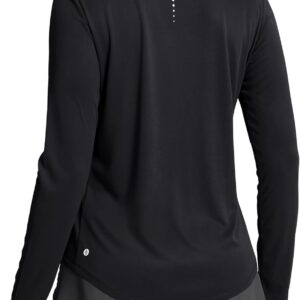 SANTINY Lightweight Long Sleeve Workout Tops for Women Breathable Tennis Active Sports Top Gym Yoga Athletic Running Shirts