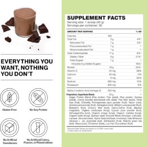 Shakeology Plant Based Protein Powder Blend – Gluten-Free Shake with Vitamins and Minerals – Helps Support Weight Loss, Lean Muscle, Gut Health – Chocolate, 30 Servings