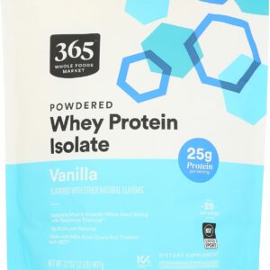 365 by Whole Foods Market, Whey Protein Isolate, Vanilla, 32 Ounce