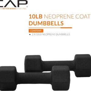 CAP Barbell Neoprene Dumbbell Weights Pairs & Sets | Multiple Colors