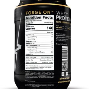 100% Hydrolyzed Whey Protein Isolate | 30g Protein, 7.4 g BCAAs | French Vanilla | Informed Sport Certified Banned Substance Free | Low Carb, Keto Friendly, Fast Absorbing Powder | 22 Servings