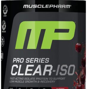 Muscle Pharm Pro Series Clear-ISO a Whey Protein Isolate Powder a Cherry Slush (20 Servings)