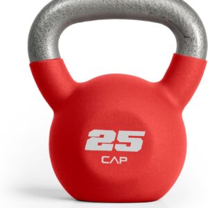CAP Barbell Cast Iron Kettlebell – Coated Options, Singles and Sets, Multiple Weight Choices