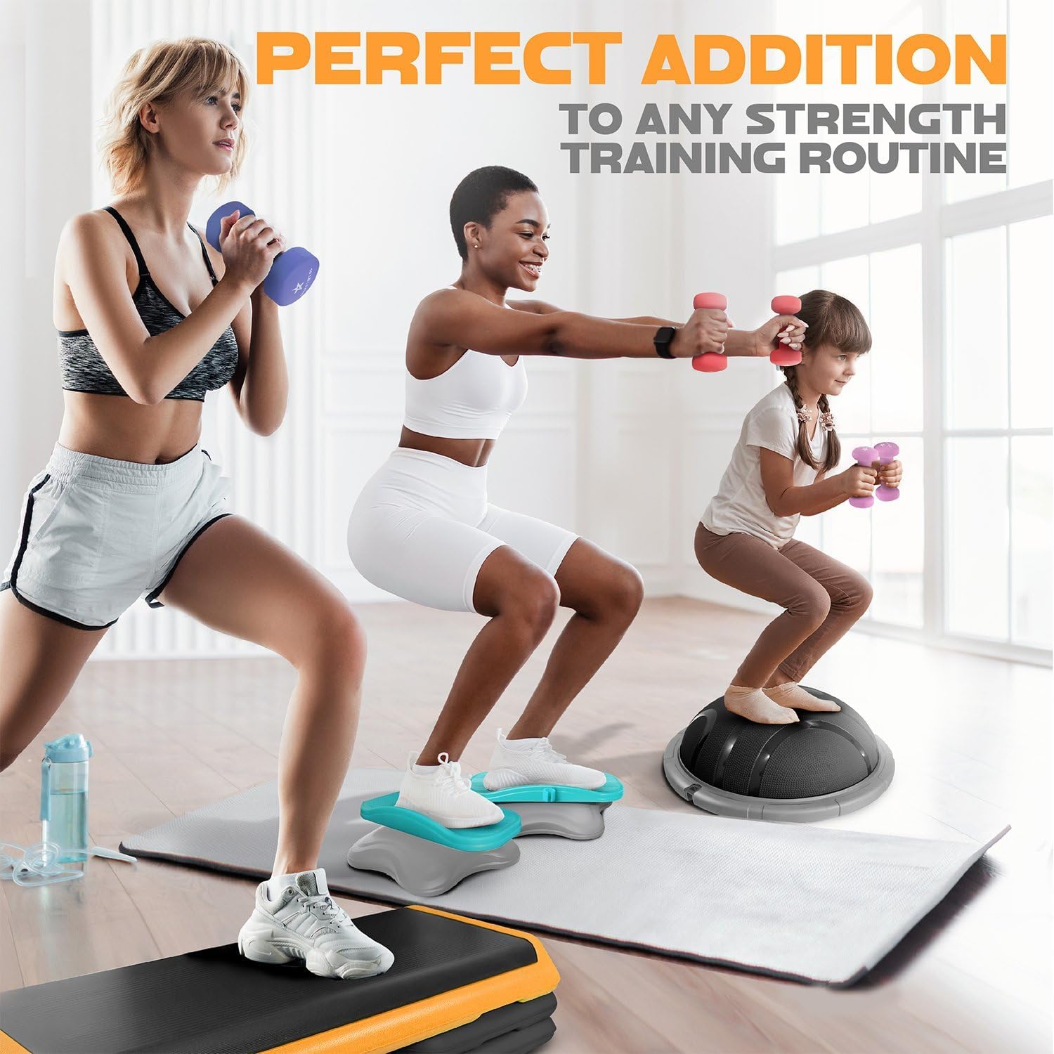 Yes4All 5 lbs Dumbbells Neoprene with Non Slip Grip – Great for Total Body Workout – Total Weight: 10 lbs (Set of 2) - Image 5
