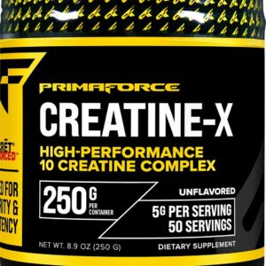 Primaforce Creatine-X 250 Grams – High-Performance 10 Creatine Complex – Unflavored