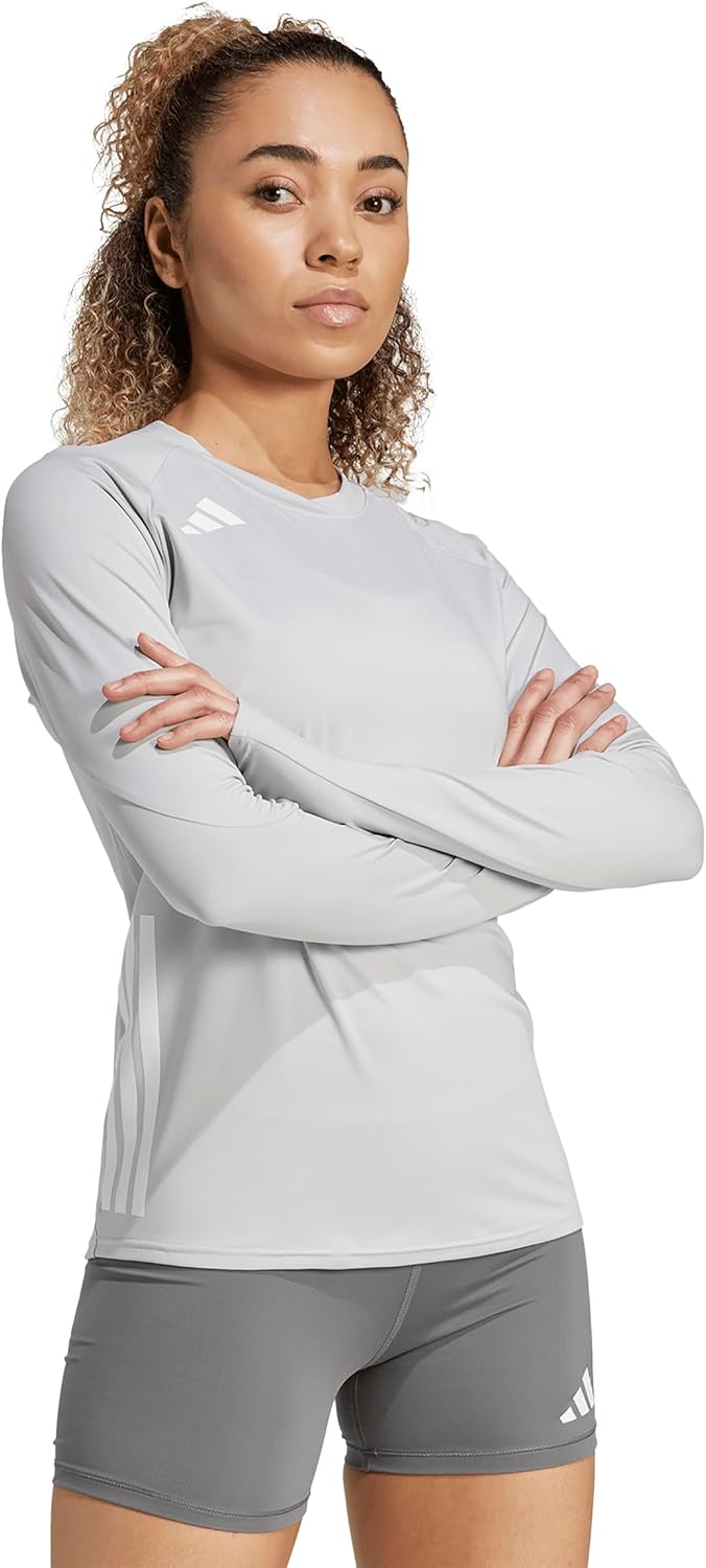 adidas Women's Volleyball Hi Low Lowng Sleeve Jersey, Team Royal Blue, X-Large - Image 6