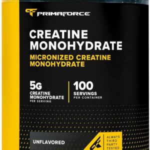 Primaforce Micronized Creatine Monohydrate Powder 500 Grams (1.1 Pounds)