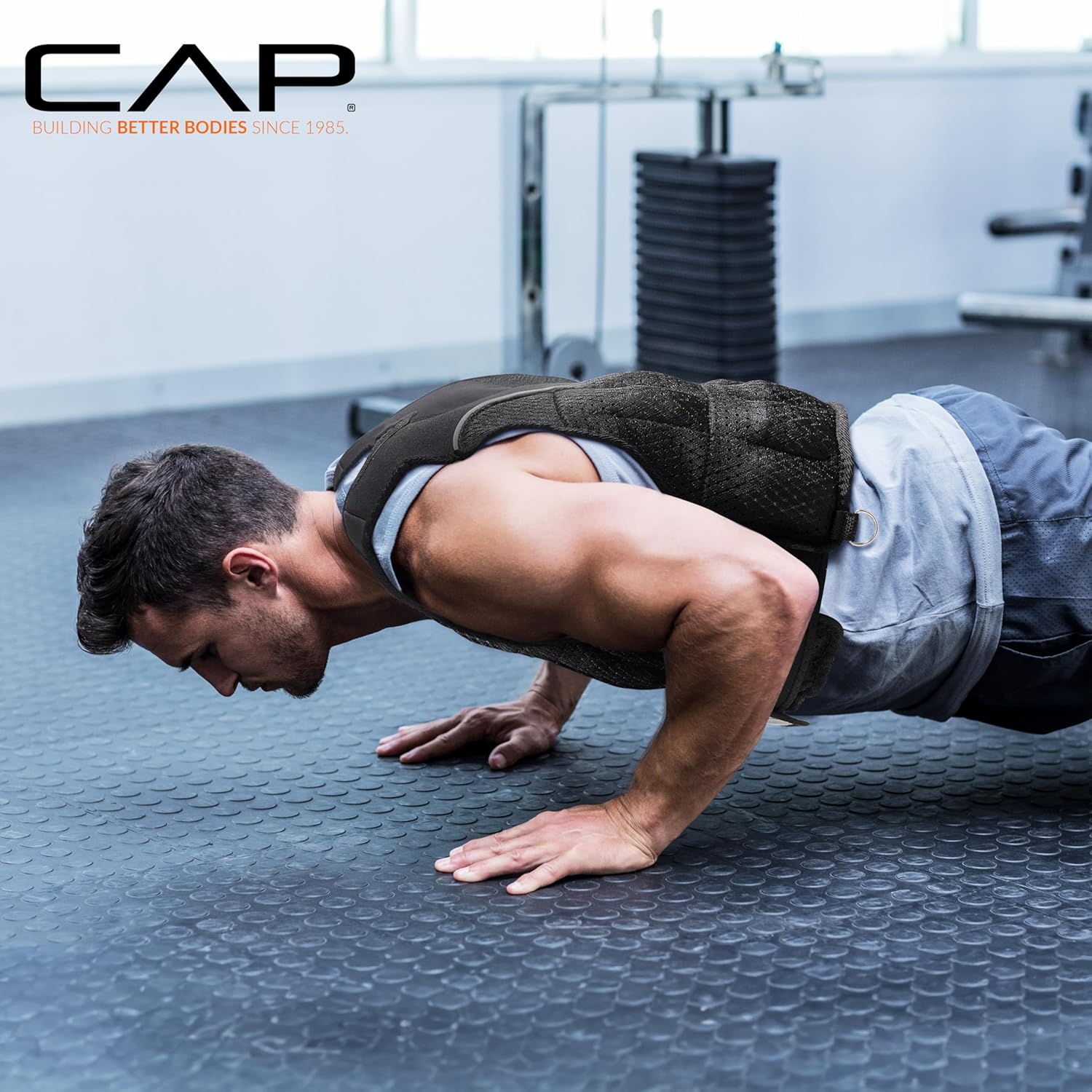 CAP Barbell Adjustable Weighted Vest | 20-150 lbs | Heavy-Duty Workout Vest with Removable Iron Weights for Strength Training, Cardio, Running, and Calisthenics - Image 6