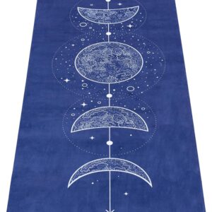 Yoga Mat With Strap 5mm Non Slip Suede & TPE – Eco-Friendly Fitness & Exercise Mat for Home Gym, Pilates, Hot Yoga, and Meditation – Lightweight Durable 72 x 24 inch Workout Mat for Women, Men