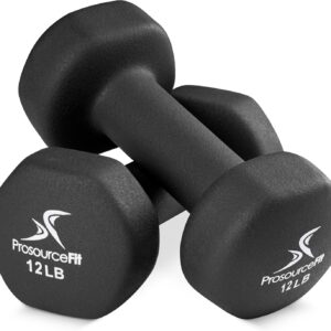 ProsourceFit Neoprene Dumbbell Coated for Non-Slip Grip