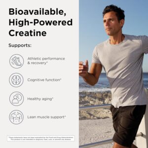 Designs for Health Micronized Creatine Monohydrate Unflavored Powder, 90 Servings, 5g per Serving – for Women & Men to Support Muscle Strength and Brain Health