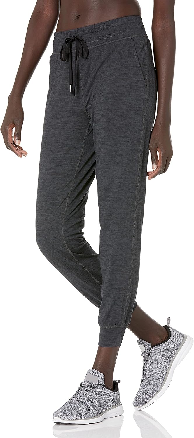 Amazon Essentials Women's Brushed Tech Stretch Jogger Pant - Discontinued Colors