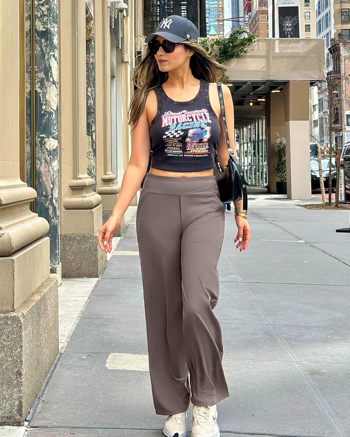 G4Free EverGoing Yoga Pants Women Wide Leg Pants with Pockets High Waist Stretch Dress Casual Sweatpants Petite/Regular/Tall - Image 3