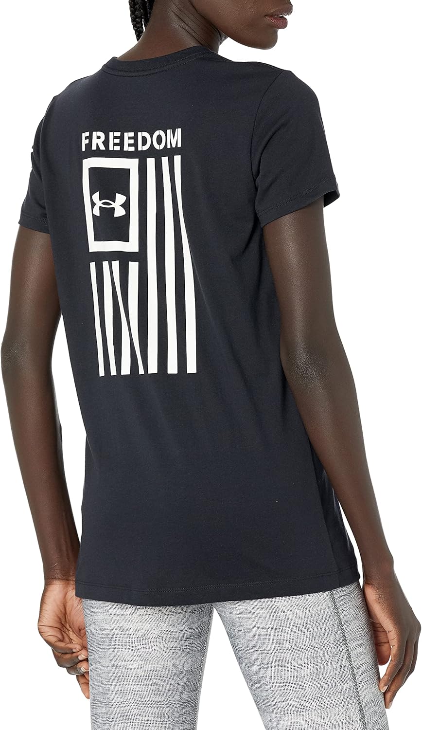 Under Armour Women's New Freedom Logo T-Shirt - Image 3