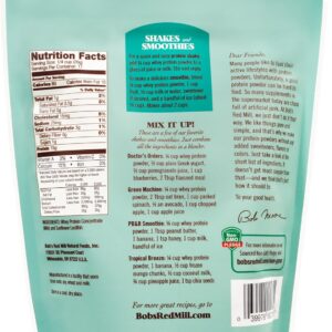 Bob’s Red Mill Whey Protein Powder 12ounce Package May Vary, Red, unflavored, 12 Ounce