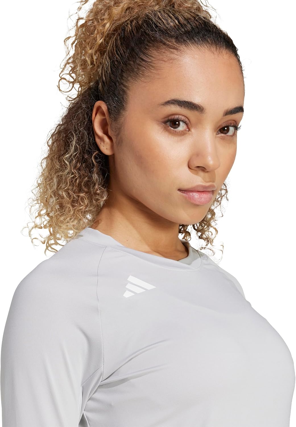 adidas Women's Volleyball Hi Low Lowng Sleeve Jersey, Team Royal Blue, X-Large - Image 5