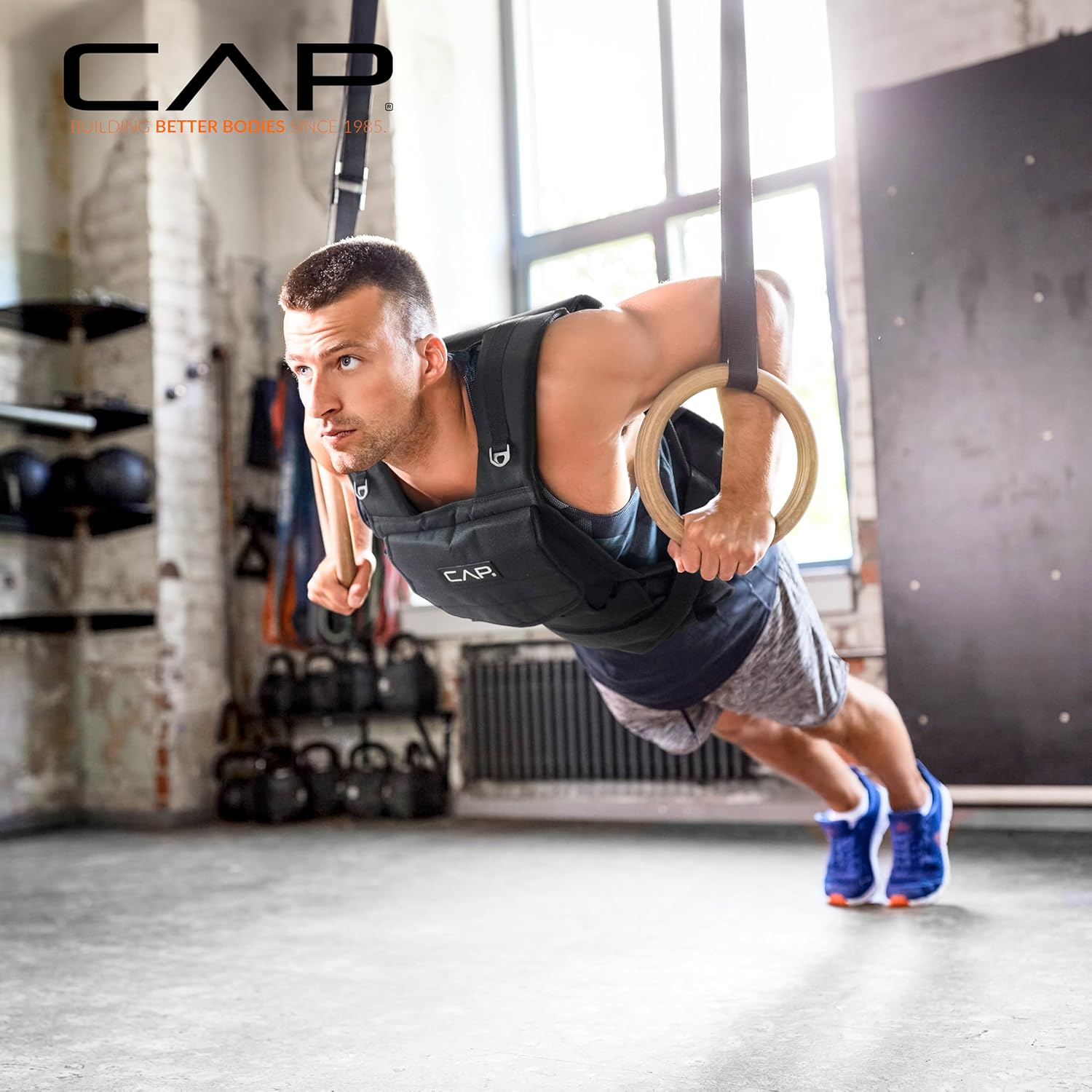 CAP Barbell Adjustable Weighted Vest | 20-150 lbs | Heavy-Duty Workout Vest with Removable Iron Weights for Strength Training, Cardio, Running, and Calisthenics - Image 7