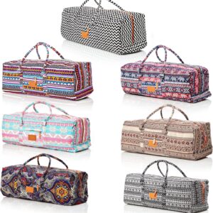 Full-Zip Extra Large Yoga Mat Tote Bag with Multi-Functional Storage Pockets for Sports Gym Pilates »Ghanpati«