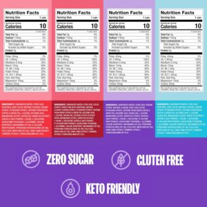 ZOA Zero Sugar Energy Drinks, Variety Pack – Sugar Free with Electrolytes, Healthy Vitamin C, Amino Acids, Essential B-Vitamins, and Caffeine from Green Tea – 12 Fl Oz (12-Pack)