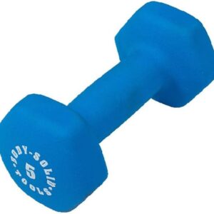 Body-Solid BSTND5 Blue 5Lb Neoprene Dumbell