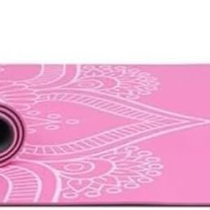 Premium Yoga Mat 6mm Print Reversible Extra Thick and Large Non Slip Exercise & Fitness Mat for All Types of Yoga Pilates & Floor Workouts (78″ x 24″ x 6mm Thick)