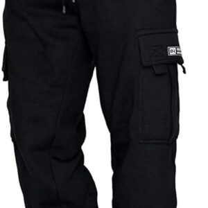 CEHT Men’s Cargo Sweatpants Joggers Casual Pants with Pockets for Hiking Athletic Workout