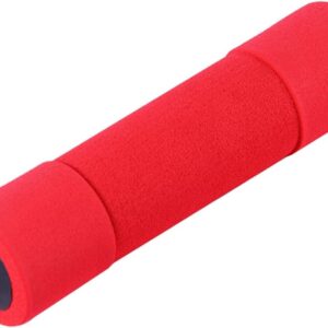 VOSAREA Small Dumbbell 0.5kg Neoprene Coated Hand Weight Red Dumbbell for Women Home Exercise Strength Training