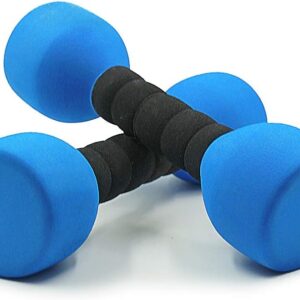 Aoneky Foam Covered Weights for Kids, Recommended for Boys Aged 3 to 6 Years Old, Children Safe Exercise Dumbbell Toy, 2 lbs