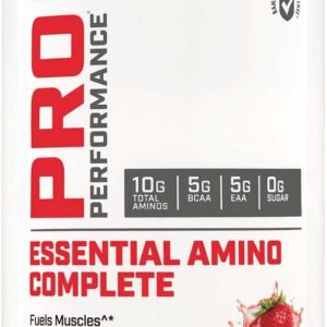 GNC Pro Performance Essential Amino Complete, Strawberry Kiwi, 15.87 oz., Supports Muscle Recovery