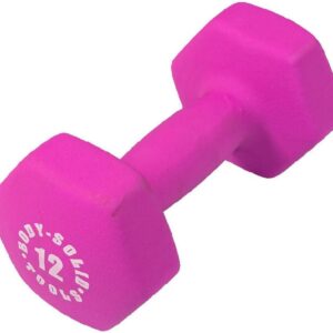 Body-Solid BSTND12 Magenta 12 Neoprene Dumbell
