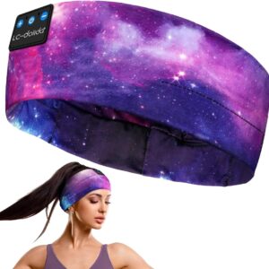LC-dolida Sleep Headphones Bluetooth Headband Sleeping Wireless Headband Headphones with Thin HD Stereo Speakers Perfect for Side Sleepers, Sport, Yoga, Travel