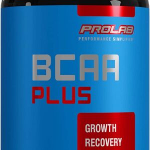 Prolab BCAA Plus Branched Chain Amino Acid Capsules, Muscle Recovery, Lean Muscle Support, Endurance & Performance Booster (180 Capsules)