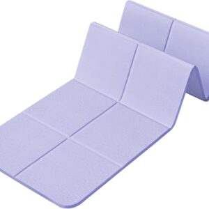 Foldable Yoga Mat for Travel 72″x 32″x 0.32″Inch, 8mm Thick Folding Exercise Mat, Outdoor Non-slip Pilates Mat for Women & Men, Wide Yoga Mat Packable for Workout and Fitness