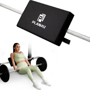 Hip Thrust Back Pad for Squat Rack & Olympic Barbell Bar, Bench Press Shoulder Back Support, Versatile Space-Saving Workout Tilt-pad for Split Squat, Plank, Elevated Push-ups Glute Bridge