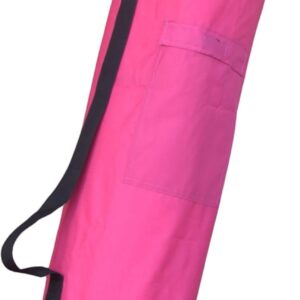 43″x9″x9″ (Pink, L) Replacement Bag for Folding Camping Chair, Camp Chairs, Hammock, Yoga Mat, Beach Chair, Umbrella, Tent Bag 420D Oxford Polyester Fabric w/Side Pockets