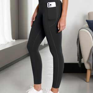 High Waisted Leggings for Women Workout Butt Lifting Yoga Pants with Pockets Tummy Control Yoga Leggings