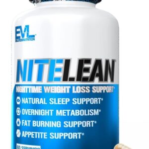 Night Time Fat Burner for Weight Loss Support – Belly Fat Burner for Men & Women with Green Tea and White Kidney Bean Extract – Nighttime Metabolism Booster & Sleep Optimizer to Help Stubborn Fat Loss