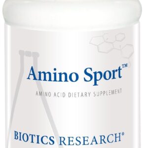 Biotics Research Amino Sport Broad Spectrum Amino Acids, Essential Amino Acids, BCAAs, Sports Recovery, Support Lean Muscle Mass 180 Capsules