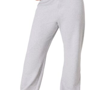 Hanes Women’s Sweatpants, EcoSmart Fleece Pants, Pocketless Open-Bottom Sweatpant, Regular & Petite