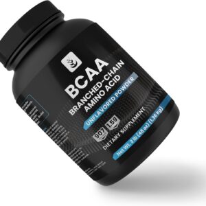 PURE ORIGINAL INGREDIENTS 2:1 BCAA Powder, 3 lbs, Branched-Chain Amino Acids, Unflavored, 907 Servings, Always Pure, No Additives or Fillers
