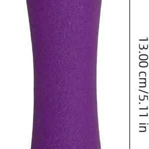 2pcs Bone-shaped Dumbbells 0.5kg Purple Neoprene Fitness Hand Weights Women’s Body Shaping Training Accessory for Arm Exercise and Home Workout