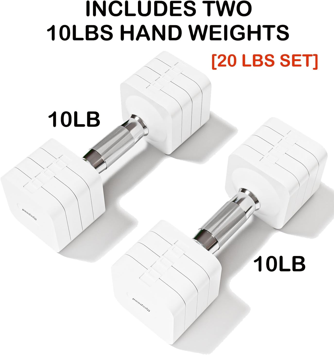 15LB 20LB 30LB 40LB 50LB Adjustable Dumbbell Set Free Weights Dumbbells Set for Women Men Hand Weights Sets Adjust Dumbbell Weight Sets for Home Gym Exercise Workout Strength Training Equipments - Image 2
