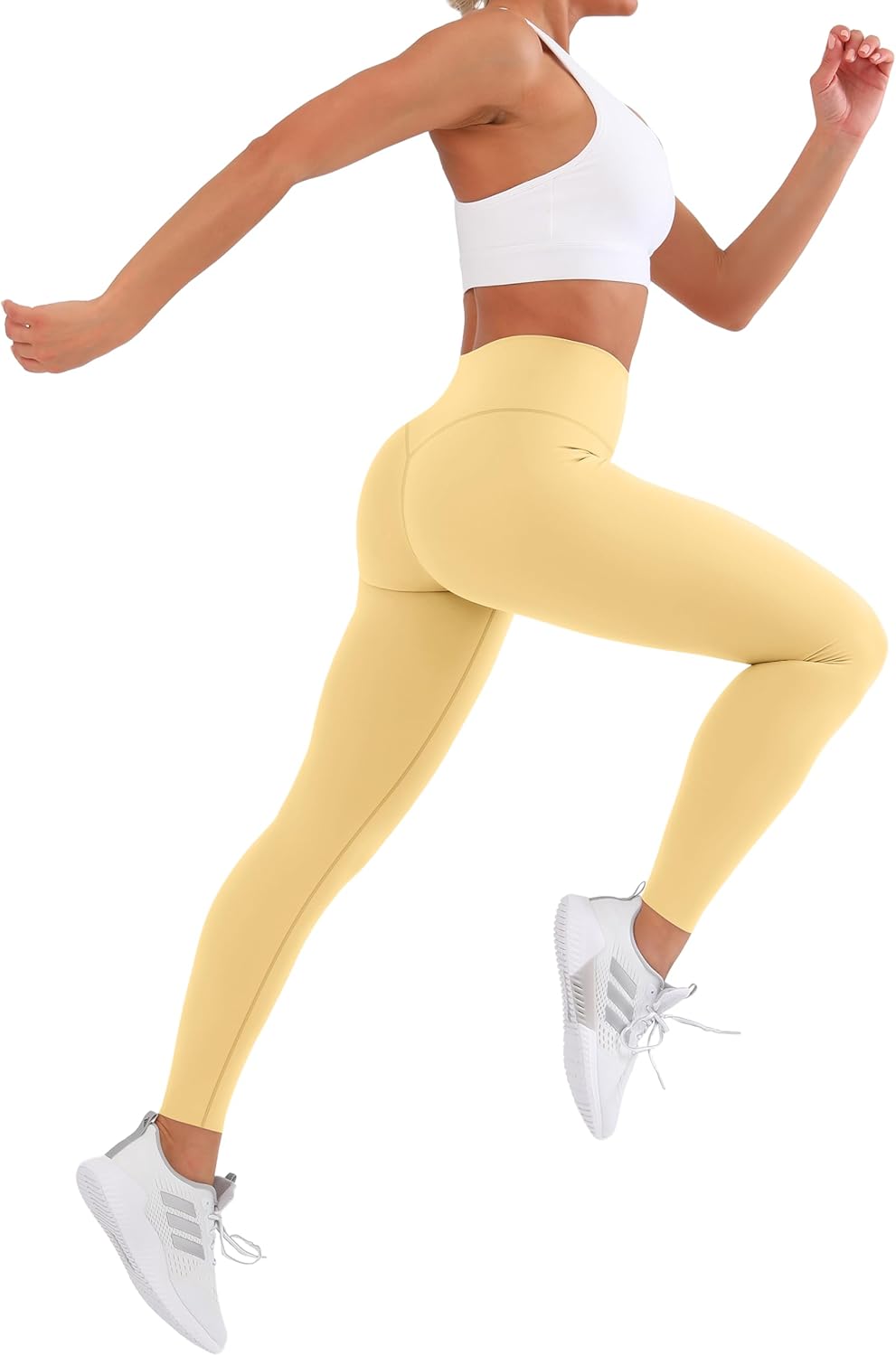 CHANAN High Waisted Leggings for Women No See Through Tummy Control Buttery Soft Yoga Pants for Workout Athletic Running - Image 2