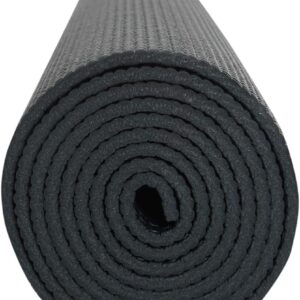 Everyday Yoga Deluxe Mat, Spacious 72″x24″ Non-Slip Yoga Mat for Comfortable Home Workouts, 3-5mm Extra Thick