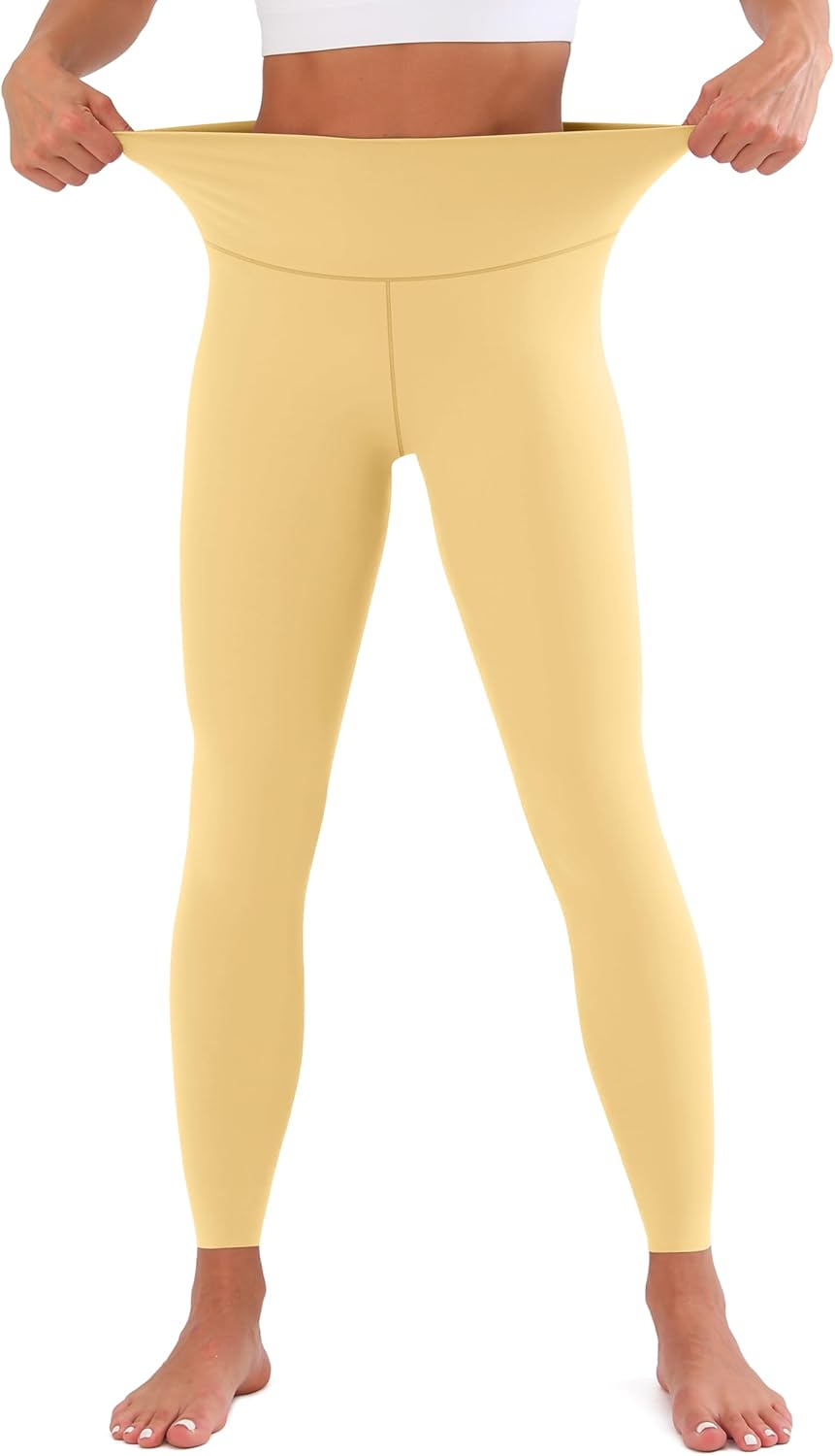 CHANAN High Waisted Leggings for Women No See Through Tummy Control Buttery Soft Yoga Pants for Workout Athletic Running - Image 4