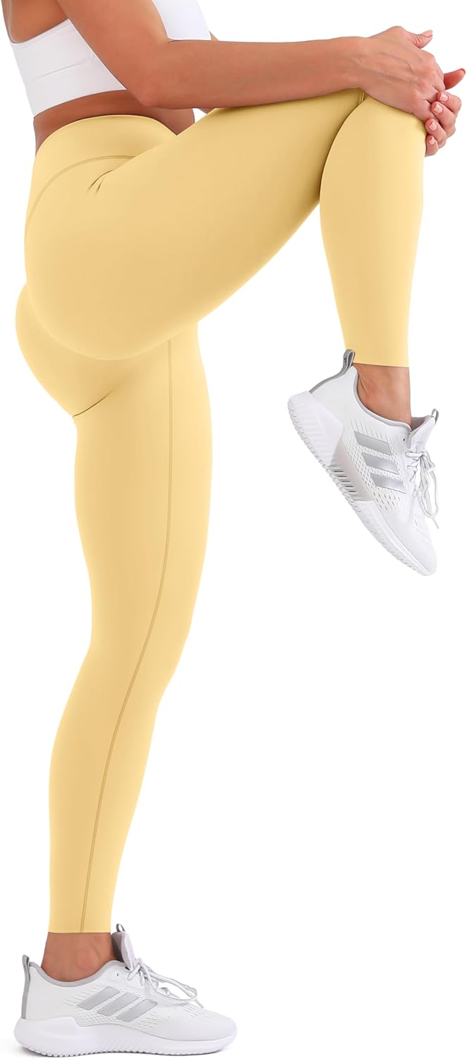 CHANAN High Waisted Leggings for Women No See Through Tummy Control Buttery Soft Yoga Pants for Workout Athletic Running - Image 3