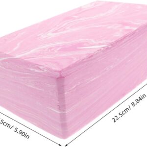 High-density Yoga Equipment Foam Pink Exercise Yoga Blocks for Beginners Professionals