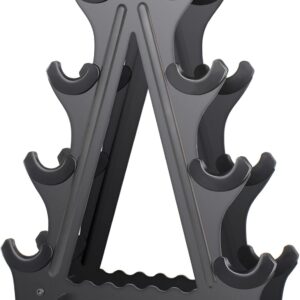 Dumbbell Rack 4 Tier Weight Rack for Dumbbells Compact Dumbell Rack Stand Only for Home Gym Weight Stand, (Rack ONLY)